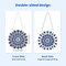 Mandala Flower Special-Shaped Diamond Painting Hanging Kit – 3D Crystal Rhinestone Acrylic Gem Art Pendant, DIY Double-Sided Diamond Art Ornament for Home Décor & Gifts